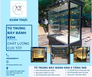 Tủ trưng bày bánh sinh nhật cao cấp