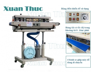 Máy thổi khí và hàn miệng túi